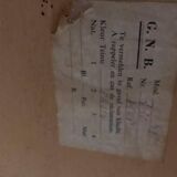 Mid-Century Brown Wood Buffet G.N.B. (1960s) - 2 parts, 217 x 46 x 139 cm