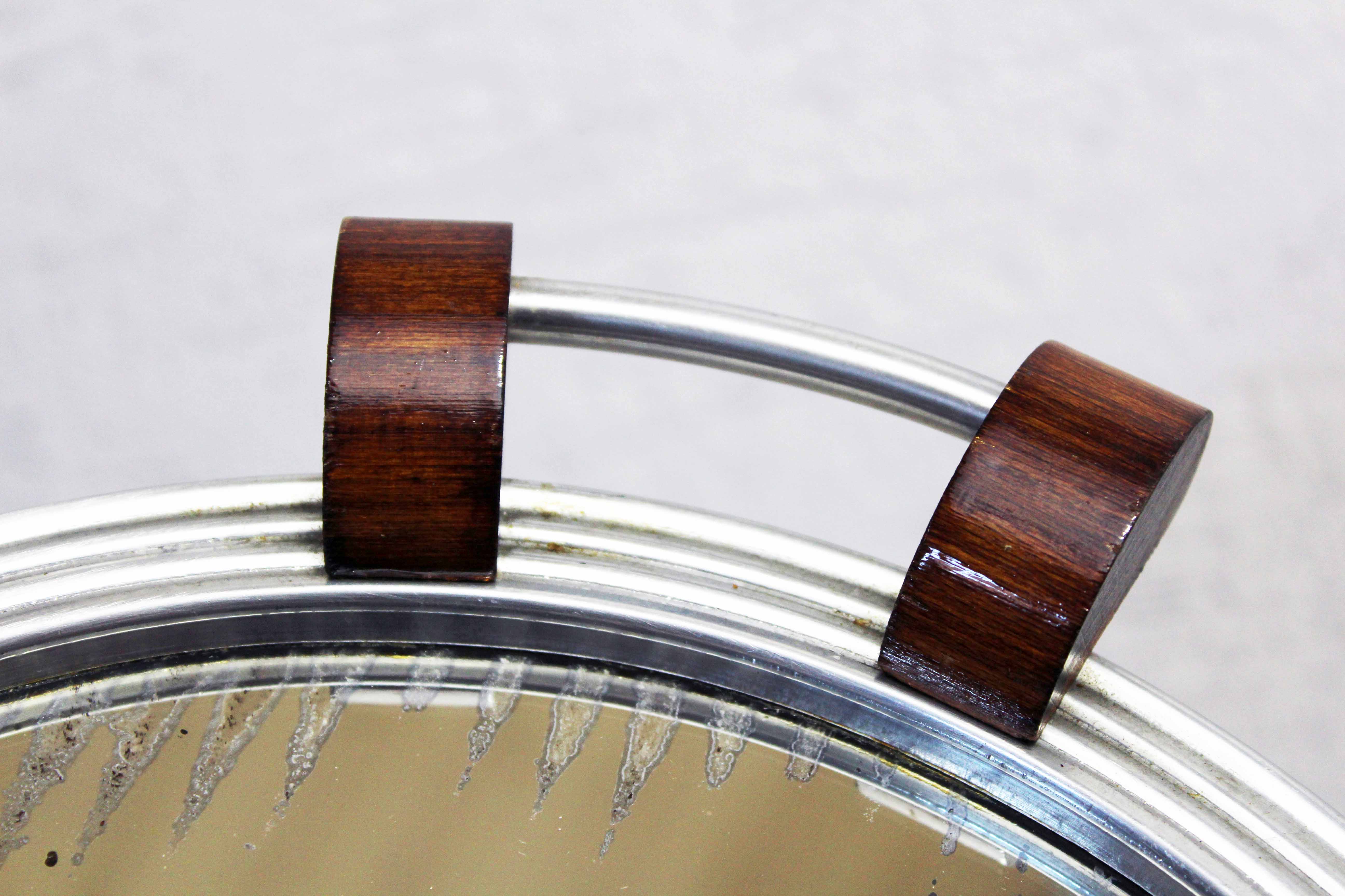 Plateau miroir art deco