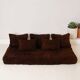 handmade Moroccan wool floor sofa