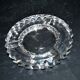Crystal ashtray Saint-Louis model Diamond Art Deco size 11167