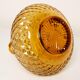 Mid-century yellow glass bottle with stopper, Italy, 1960s
