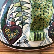 Paul Fouillen Quimper ceramic vase
