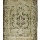 Turkish Anatolian Handmade Vintage Rug 288 cm x 178 cm