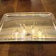 Christofle silver metal tray Albi model