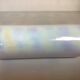 Iridescent white cylinder vase