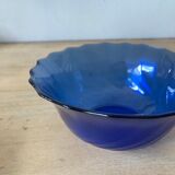 Arcoroc cup in blue glass