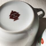 Matching mazagran and cup - paris porcelain