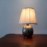 Art Deco pewter lamp by René Delavan