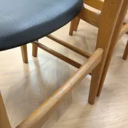 Set of 4 Danish teak chairs, 1960s