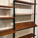 Rosewood Wall or Floor/Ceiling Bookcase