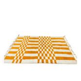 Large natural wool Beni Ouraine rug