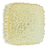 Mid-Century Amber Bubble Glass Wall Lamp by H. Tynell for Limburg, 1970s