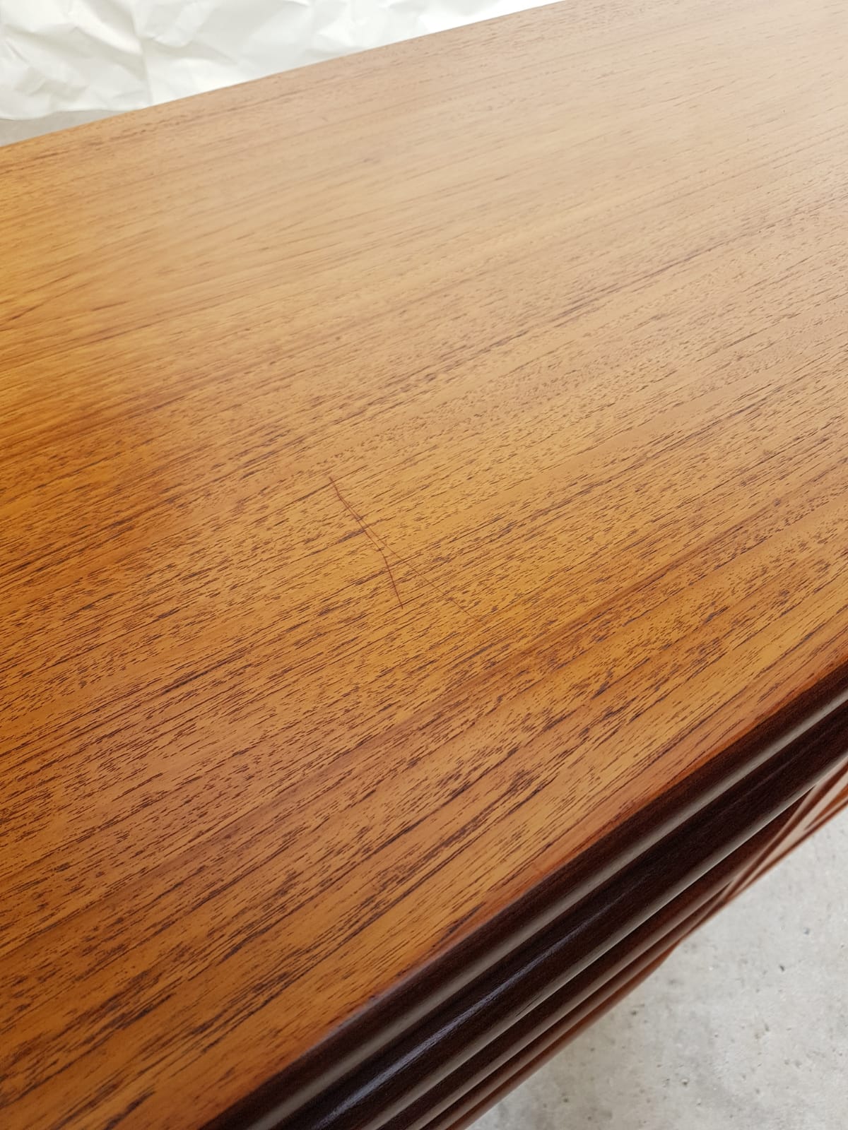 Vtg Mid Century G Plan Fresco Teak 7ft Sideboard Danish Design 60s 70s Retro