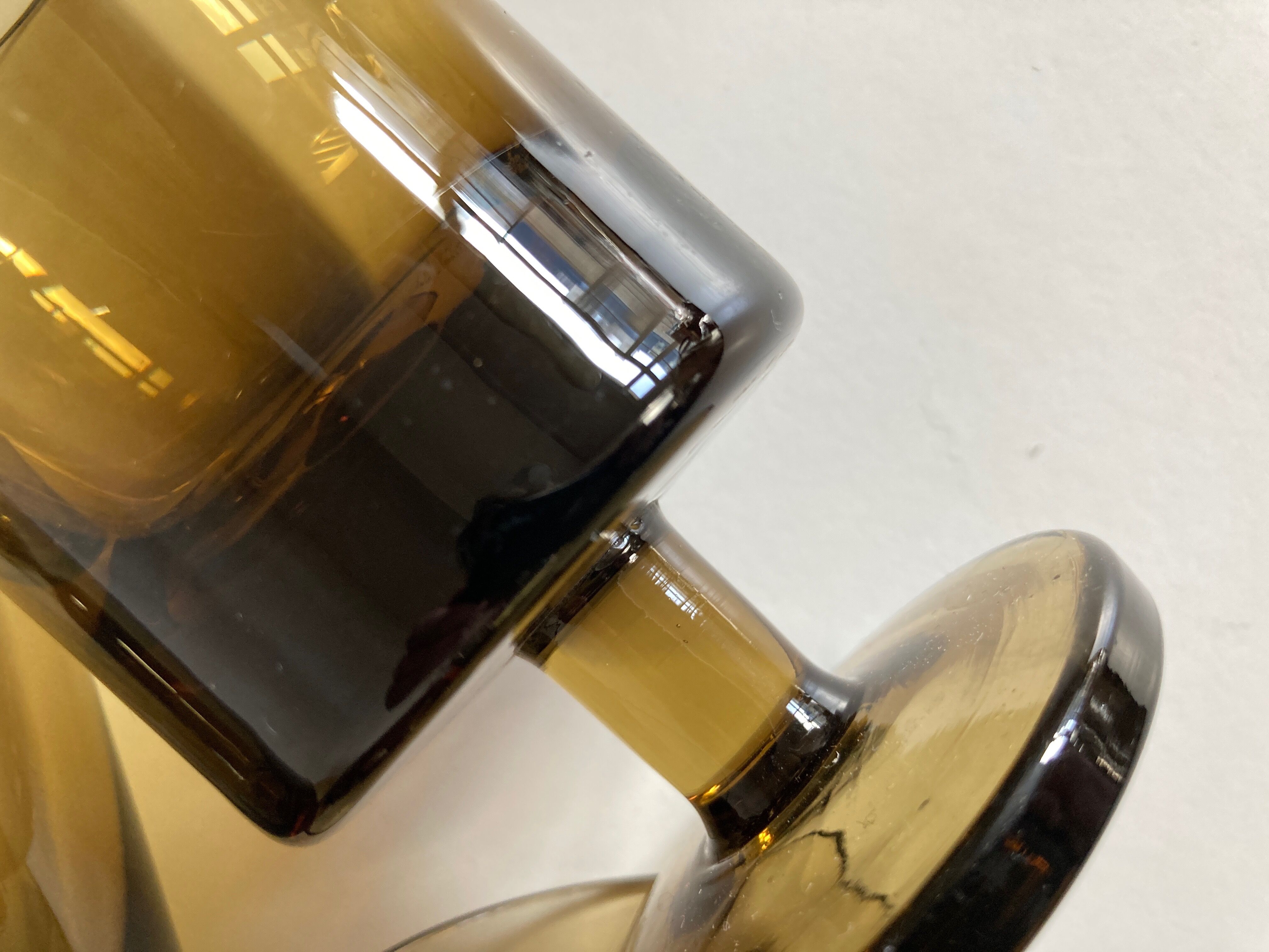 Set of 4 glasses roll 1970