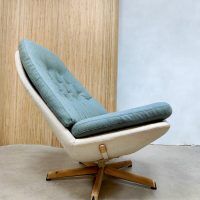 Swivel lounge chair Danish design Madsen & Schübel