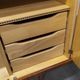 1960 Scandinavian wardrobe, atypical blond wood varnished, 4 doors 3