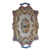 Quimper earthenware dish PB for beautiful porquier.
