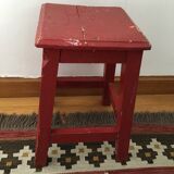 Painter red/bordeaux stool
