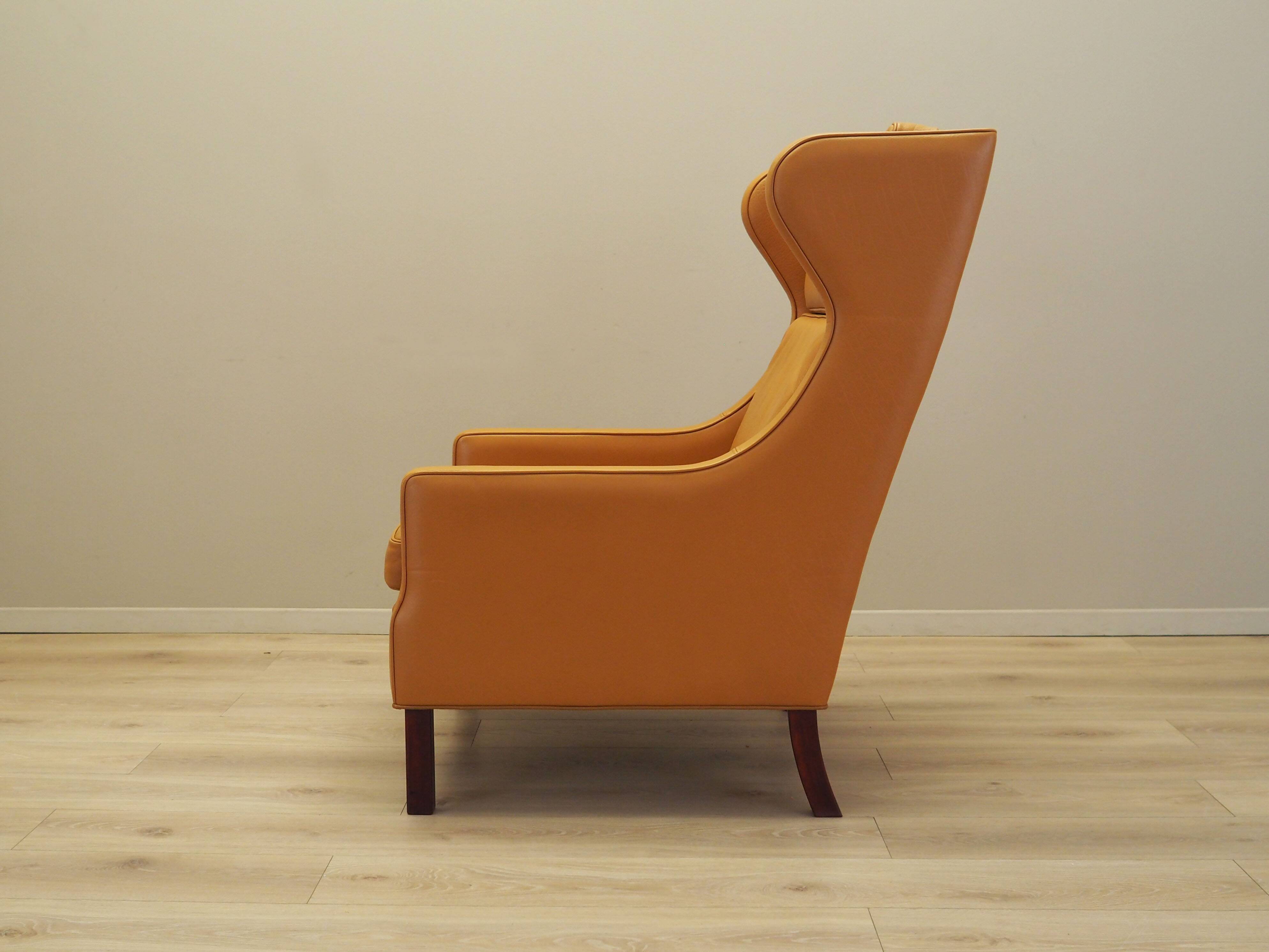 Orange armchair, Danish design, 1970s, production: Denmark