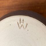 Mid-century ceramic vase signed H.W., 1960s