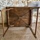 Renovated antique folding work table