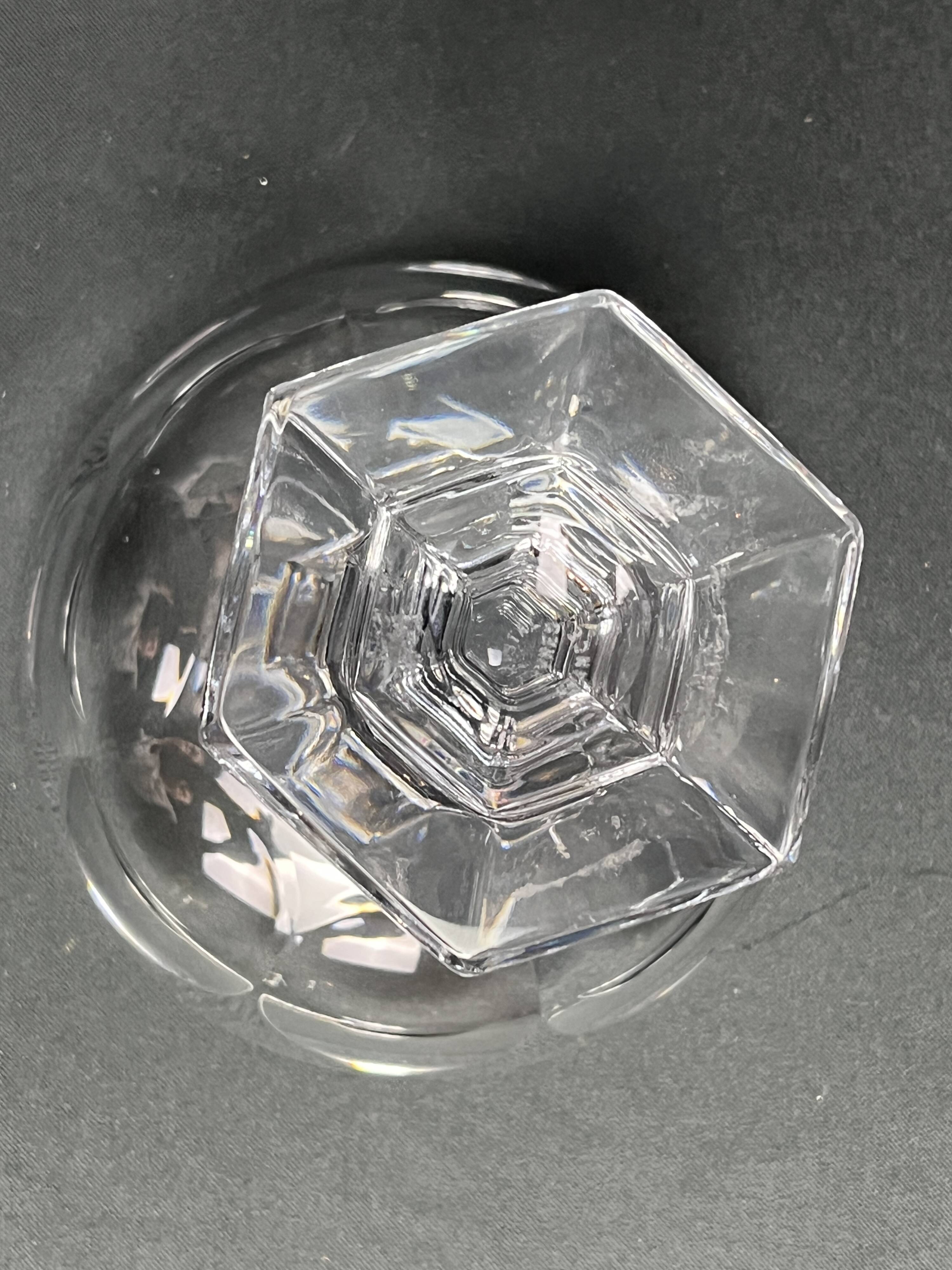 Sèvres crystal bowl on foot or empty pocket 20th century