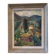 Antique oil painting on cardboard, signed Alfred Lalanne