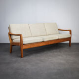 Mid-century Danish 3-seater sofa / daybed by Juul Kristensen (1970s)