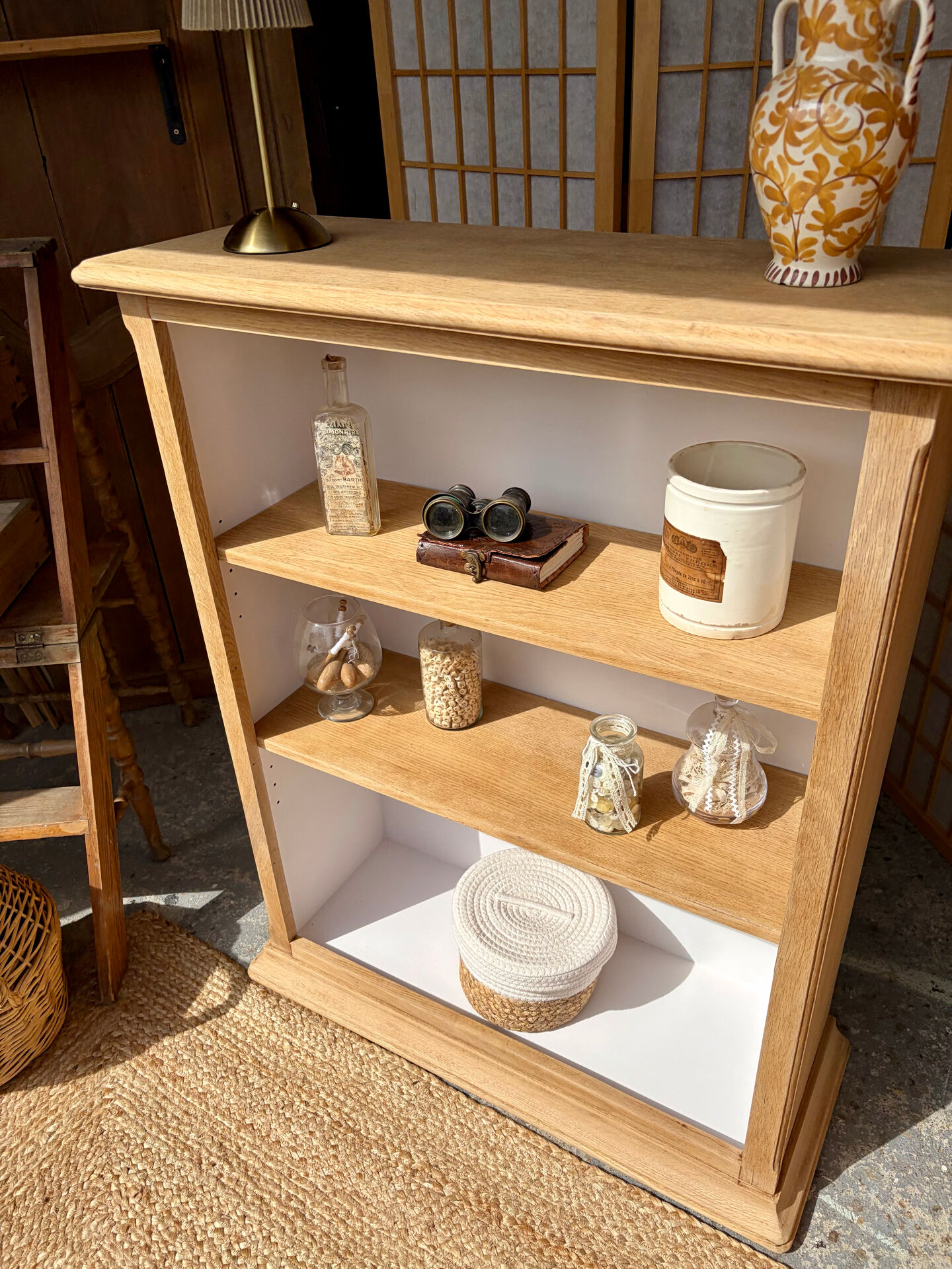 Bibus en bois et blanc