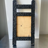 Antique Wooden Picture Frame with flower carvings 42 cm x 19 cm