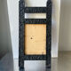 Antique Wooden Picture Frame with flower carvings 42 cm x 19 cm