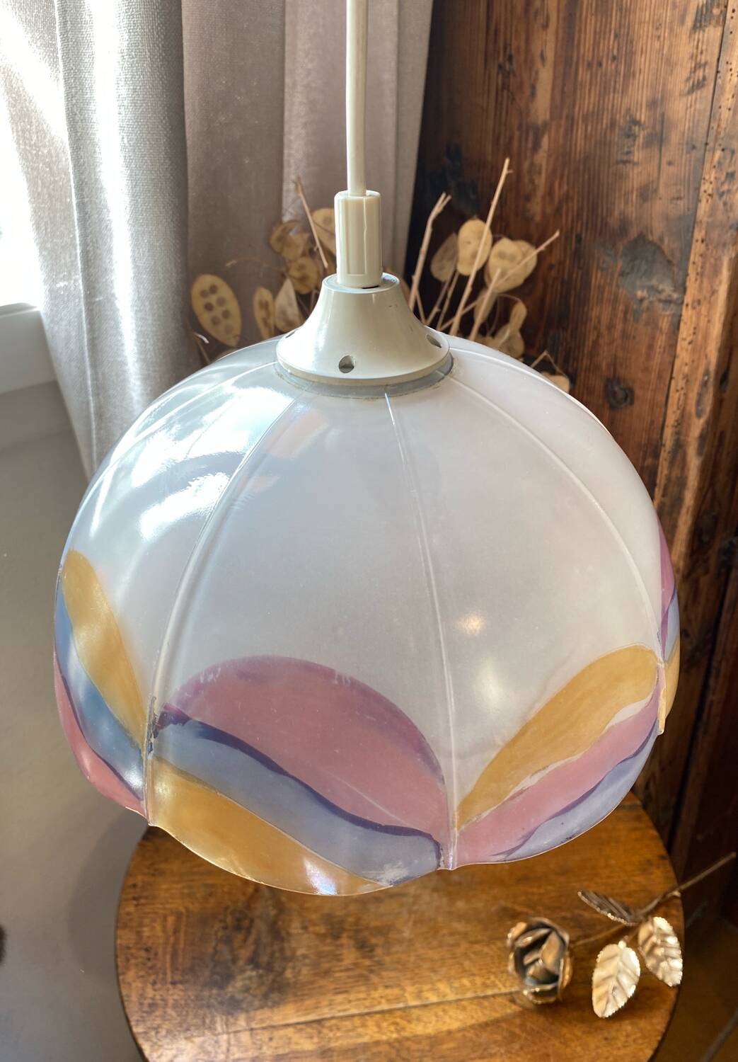 Glass pendant from the 1970s