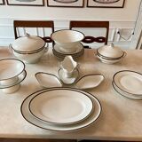 Table service in porcelain ch pillivuyt 81 pieces