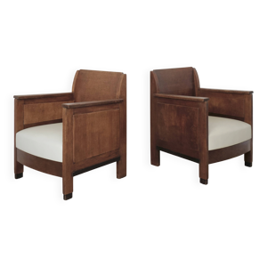 fauteuils art deco Haagse - paire