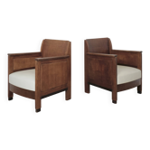 Art Deco armchairs Haagse School the pair