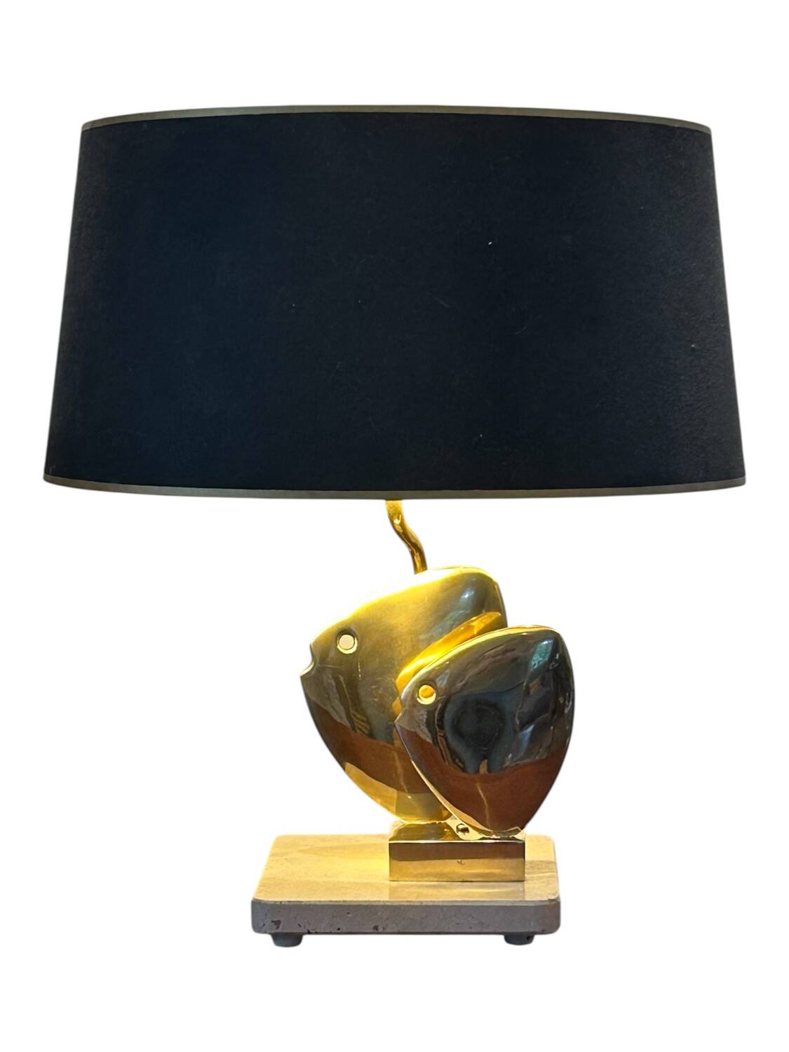 Brass fish lamp by somchai, hattakitkosol