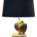Brass fish lamp by somchai, hattakitkosol