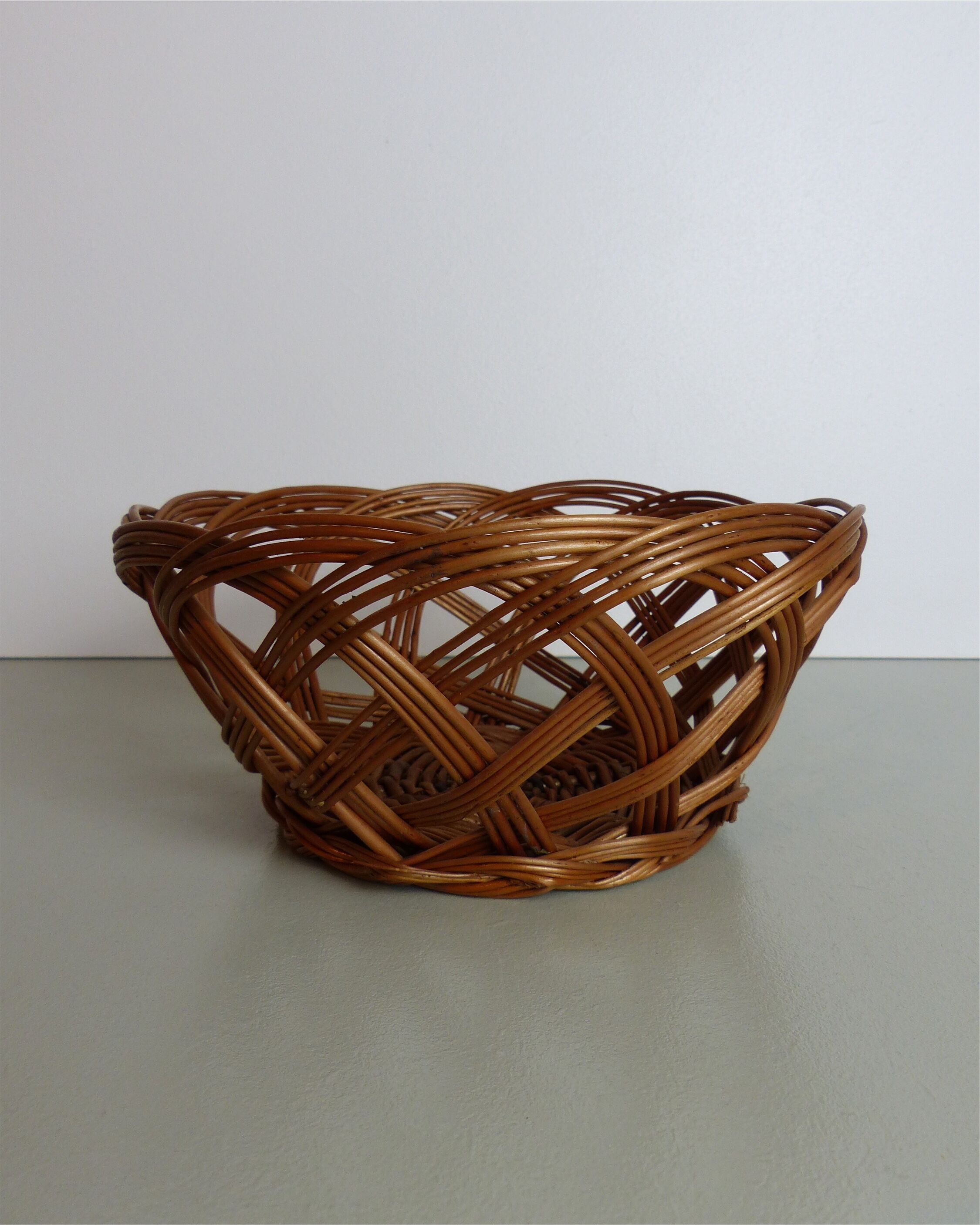 Two wicker baskets