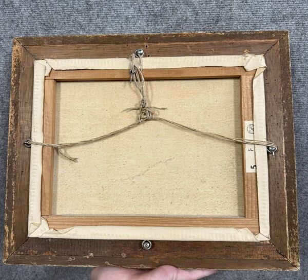 Roux Abougit :  Tableau huile sur toile vers 1920-1930  le vieil homme