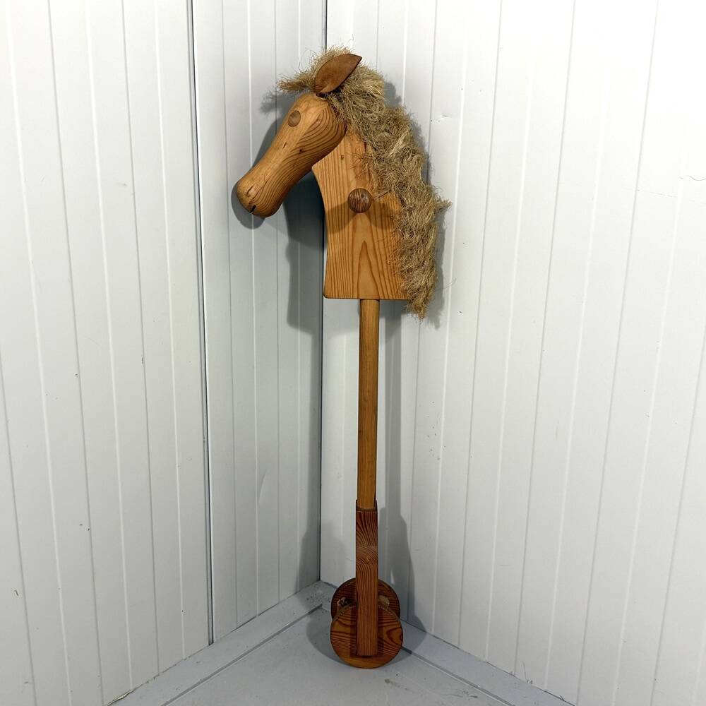 Danish pine hobby horse 1970’s