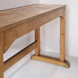 Beech desk or console from around 1930.