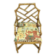 Asia 20th century: rattan and bamboo office chair circa 1950-1970