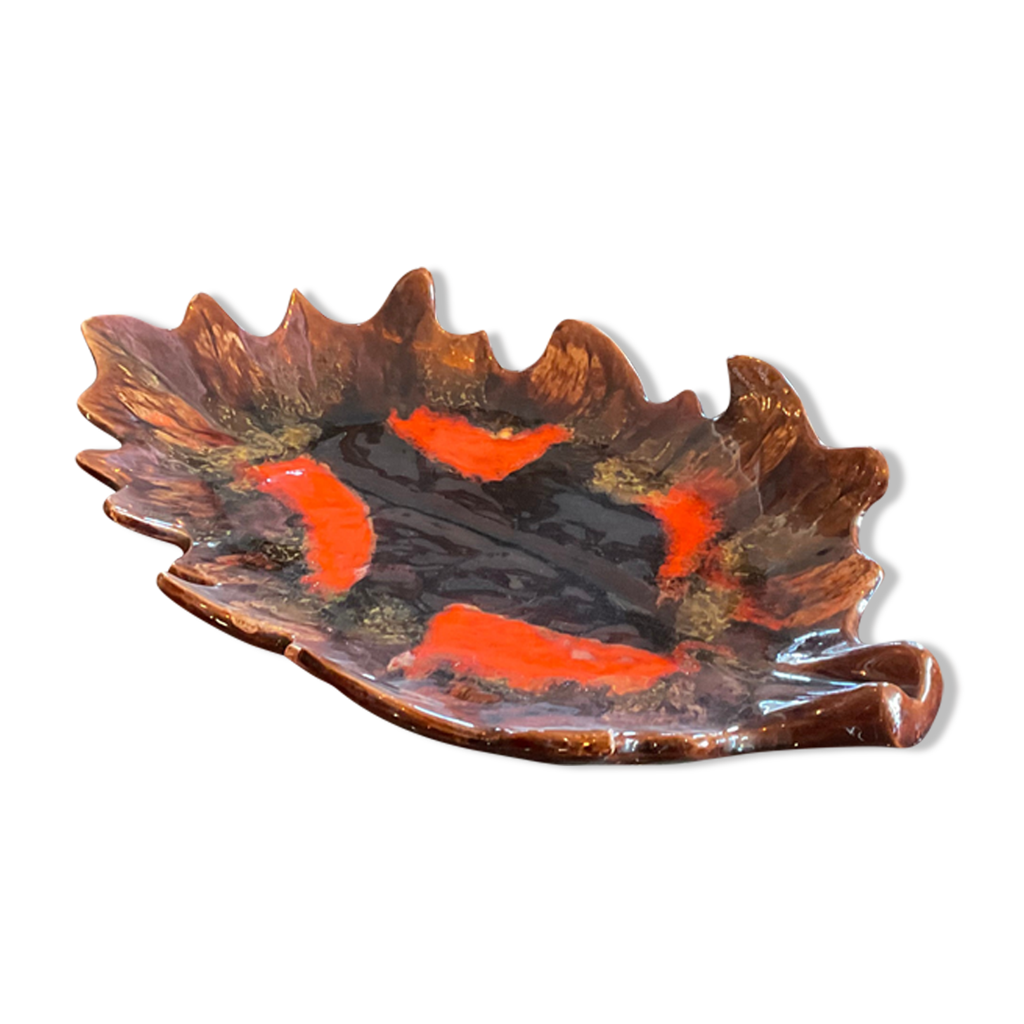 Fruit cup Vallauris .41 cm . Vintage 60'