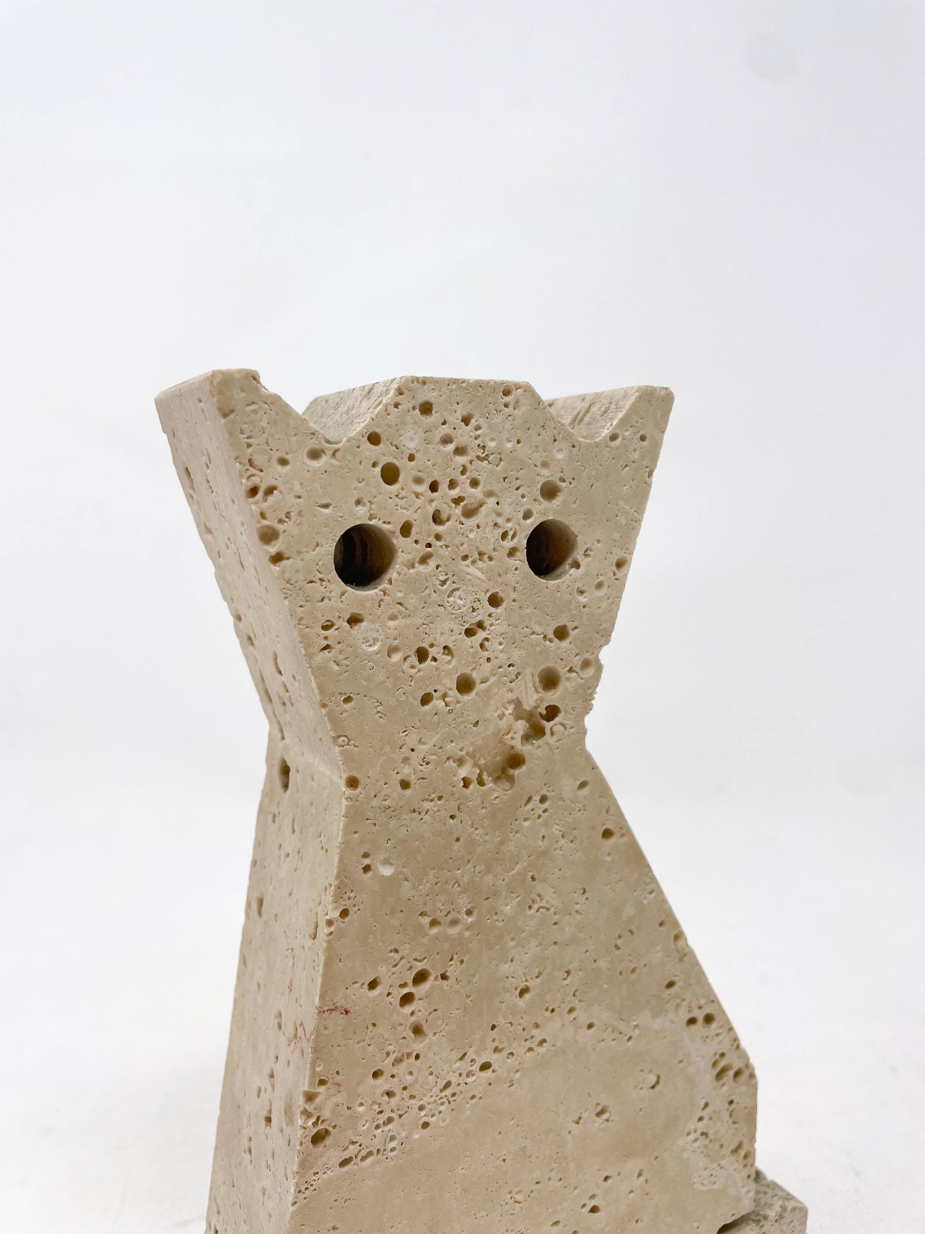 Mid-Century Cat Sculpture by Fratelli Mannelli, Italy, 1970s