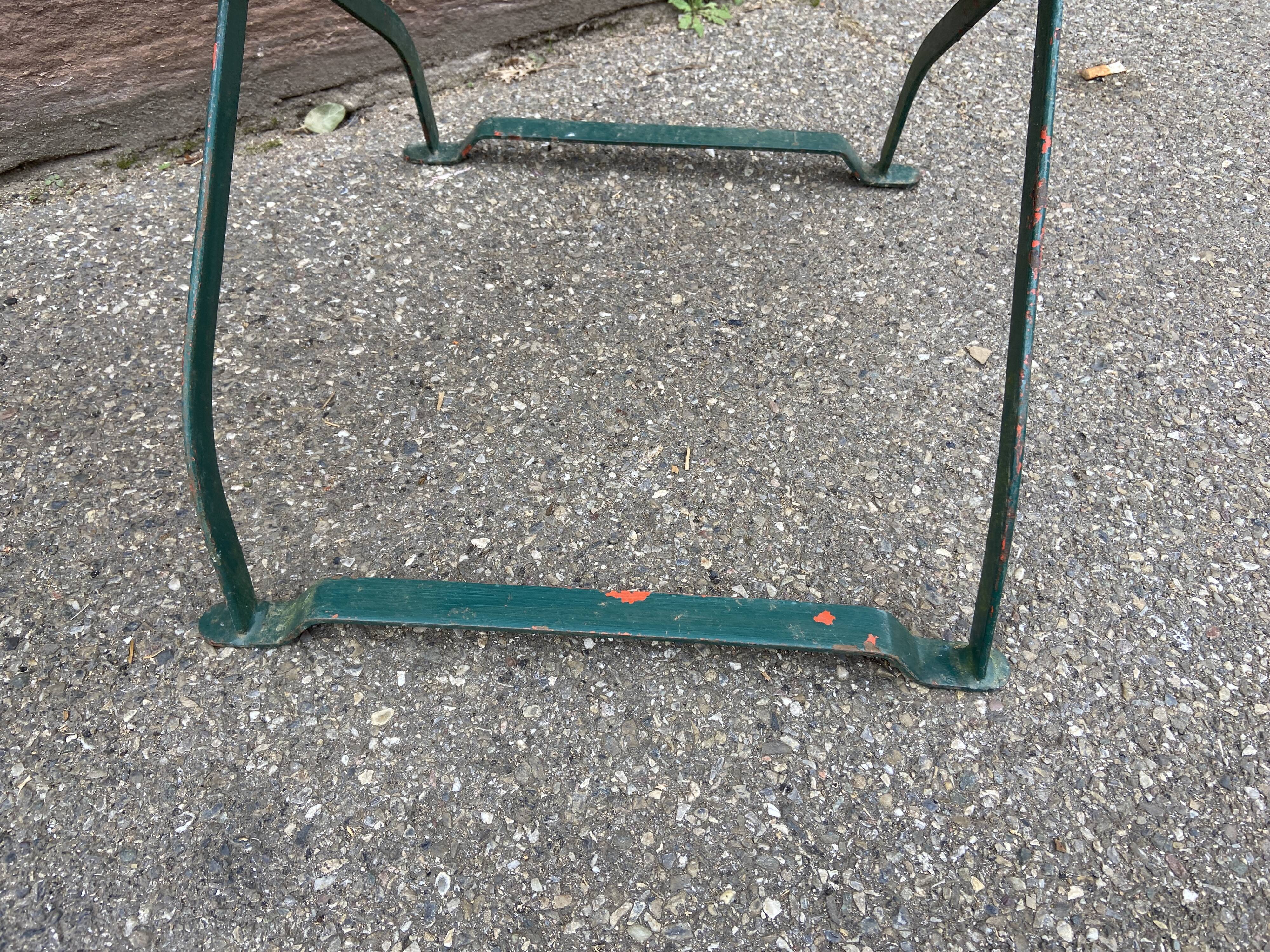 4 chaises de jardin terrasse pliantes vintage