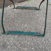 4 chaises de jardin terrasse pliantes vintage
