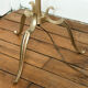 60s brass lamppost