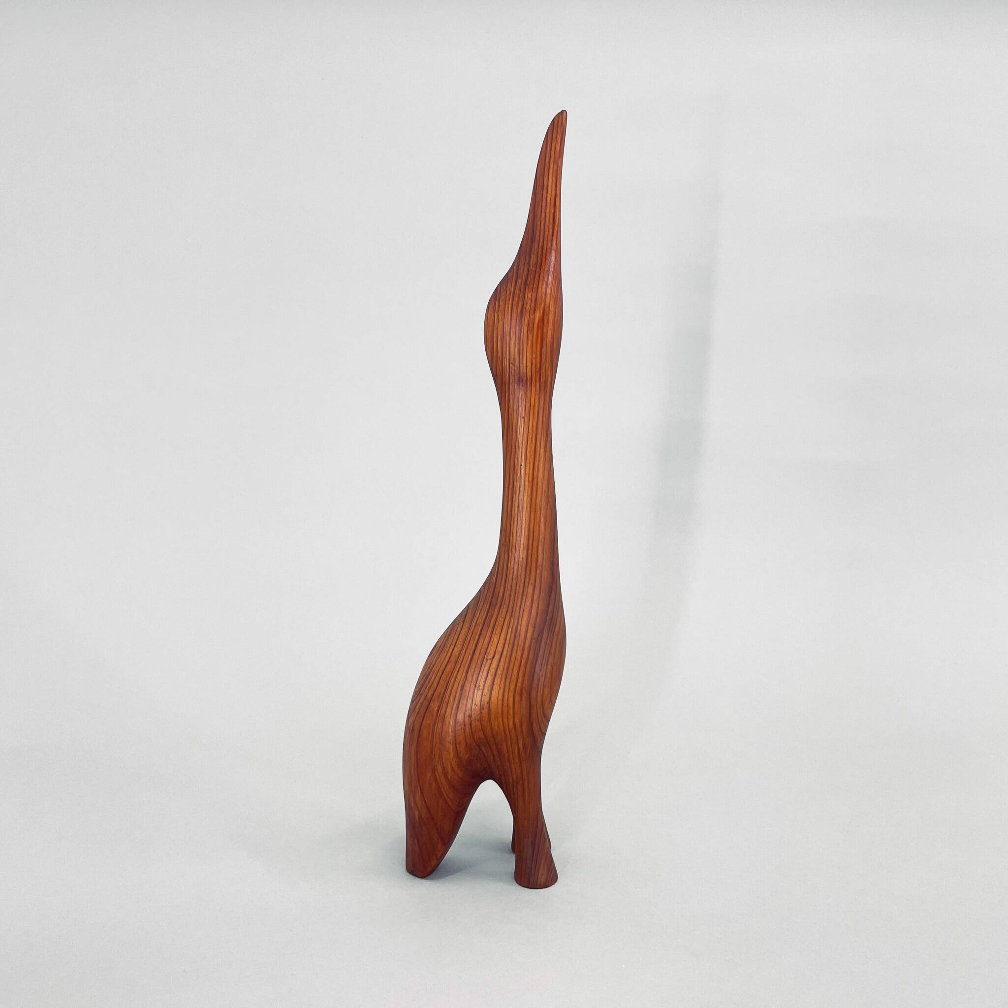 Mid-Century Wooden Decoration, Czechoslovakia