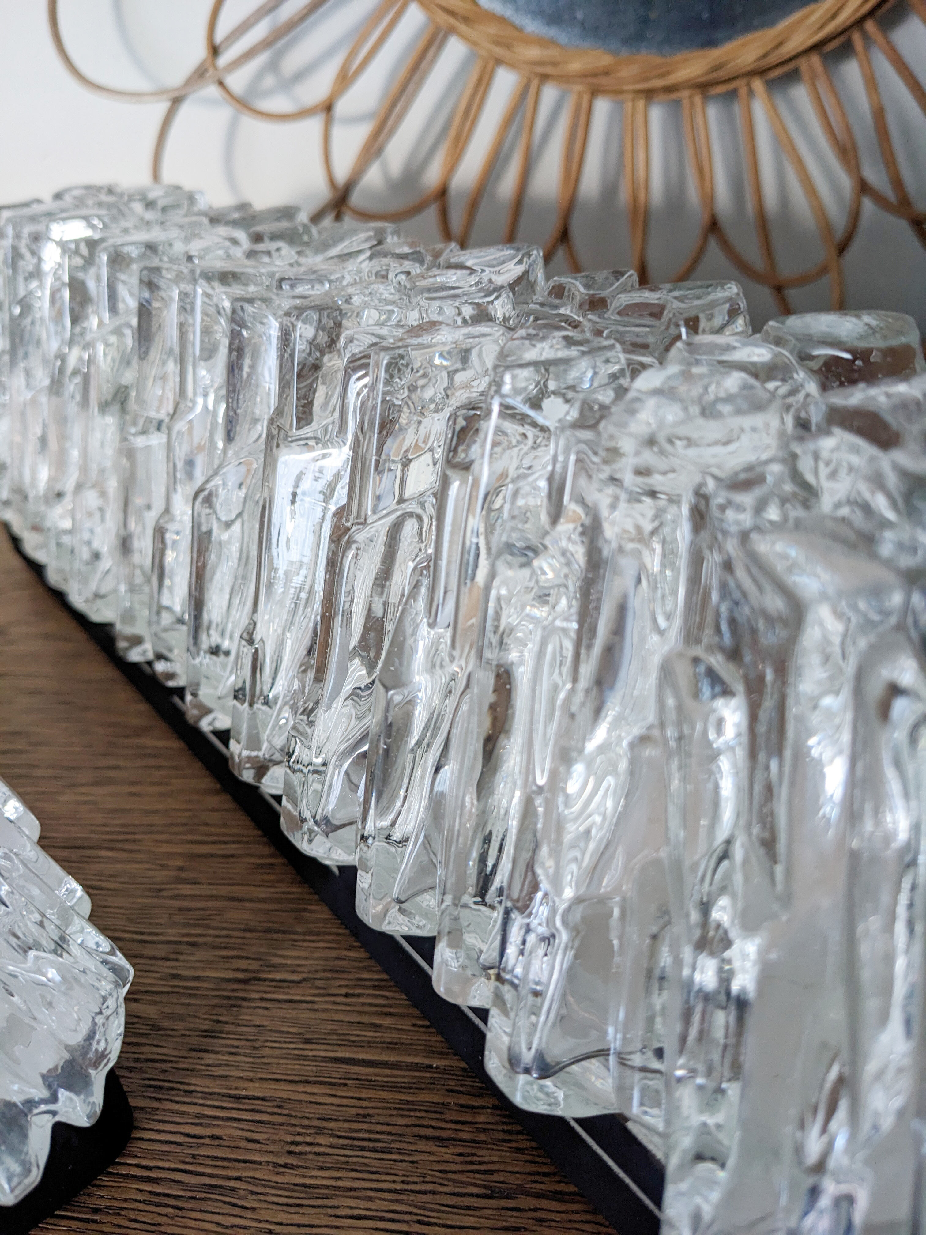 Pair of vertical wall lamps