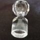 9 crystal white wine glasses from St. Louis model Cléo and their decanter.